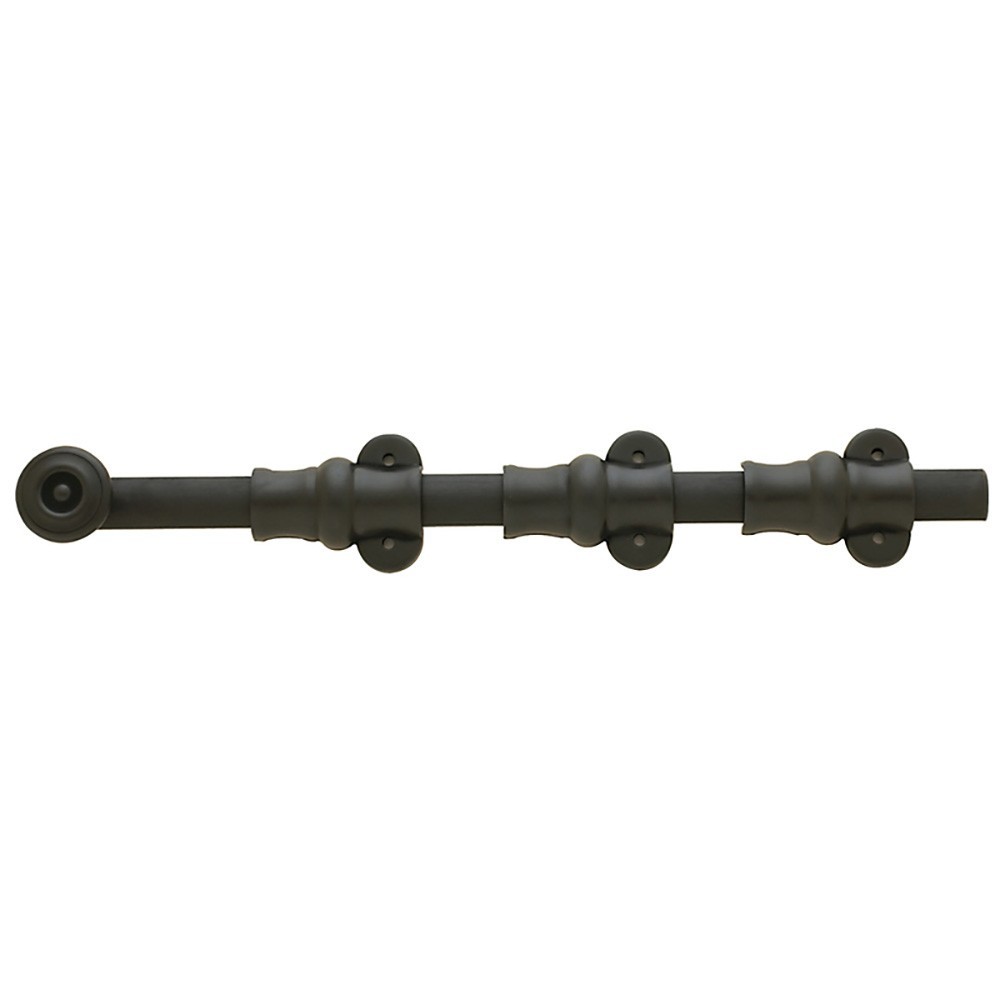 Baldwin 0381-112 Ornamental Surface Bolt (Venetian Bronze Finish)