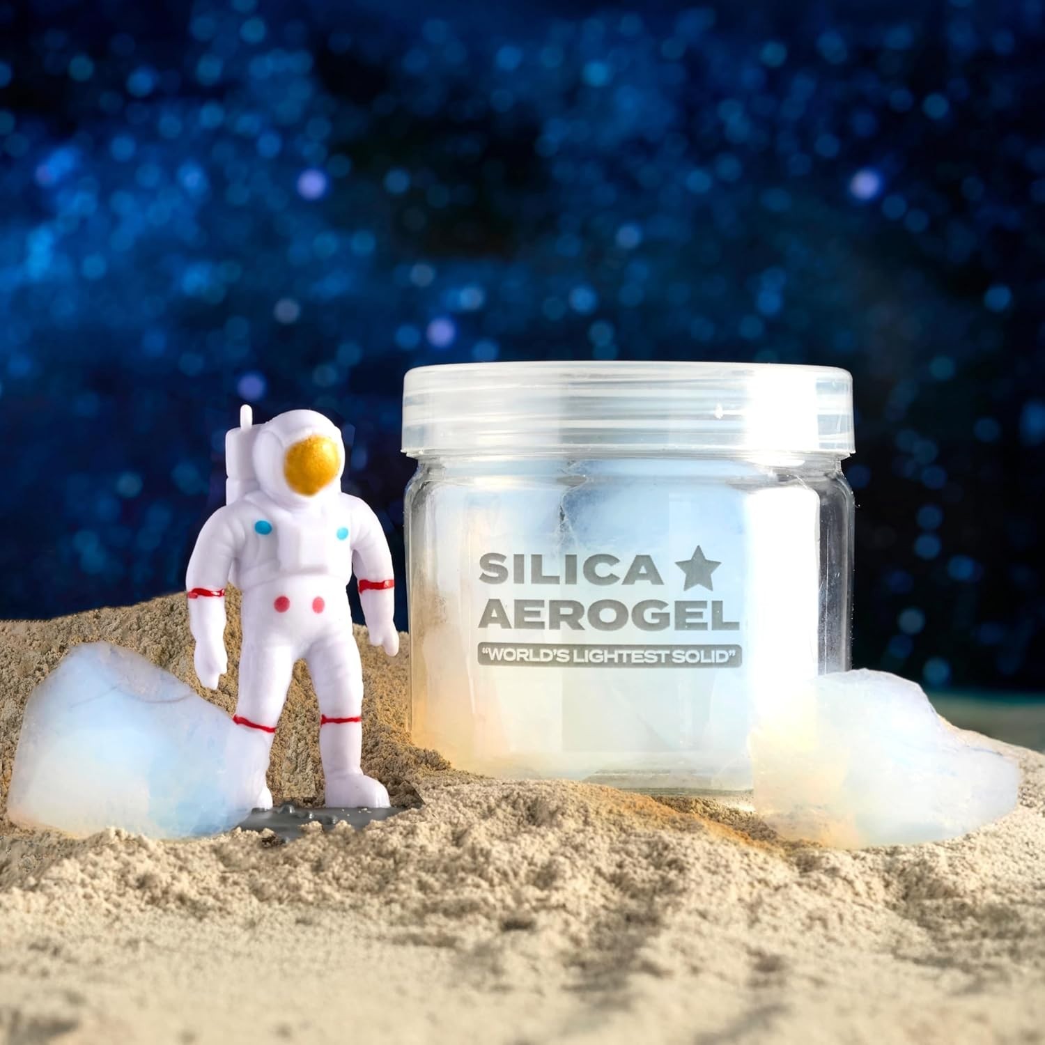 Translucent Silica Aerogel, Lightest Solid for Insulation and Science Projects