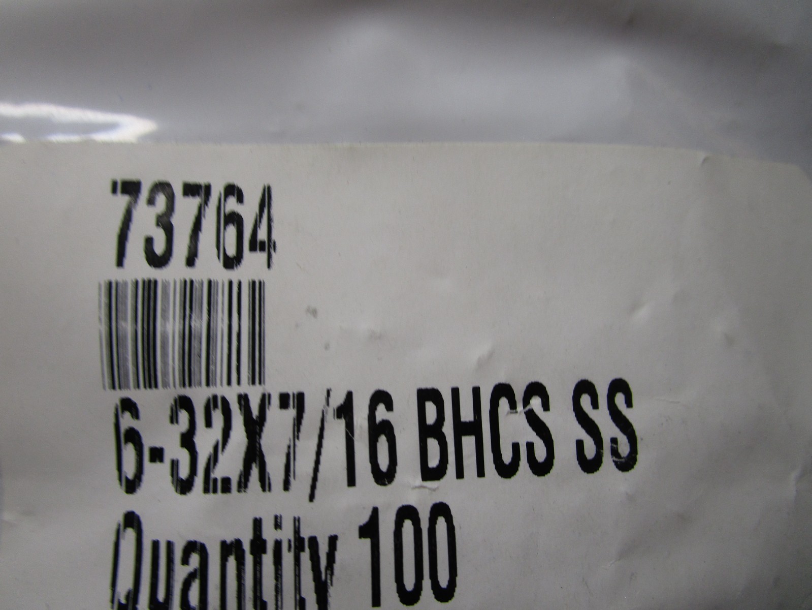 #6-32 x 7/16″ L 5/64″ Hex 18-8 Stainless Button Head Socket Cap Screw QTY 100