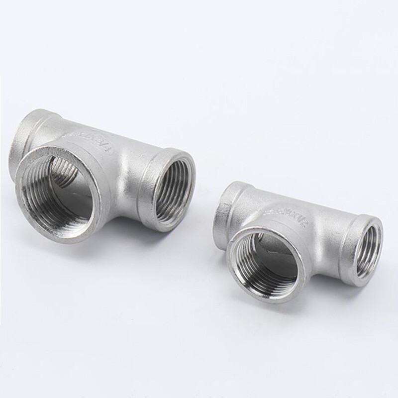 BSP Reducing Female Tee 304 Stainless Steel Pipe Fittings Adapter Connector New