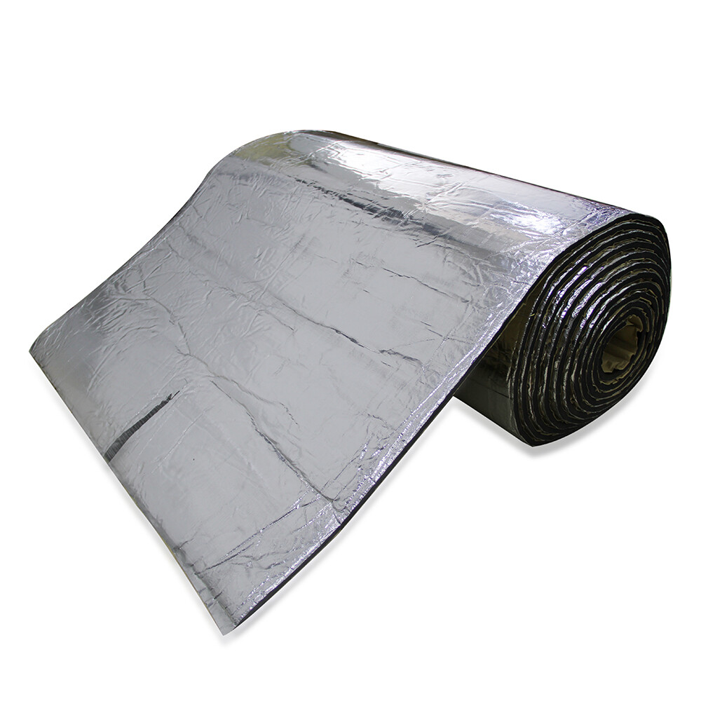 315″x15.5″ Sound Deadening Mat Heat Barrier Noise Proof Deadener For Farm Roof