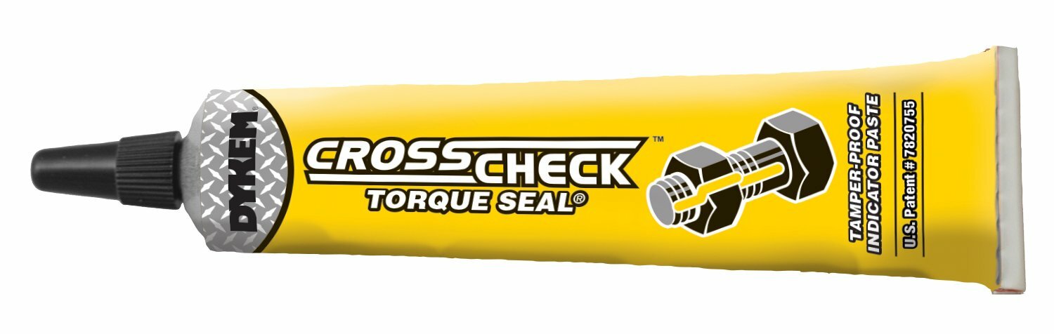 Lot of 12 DYKEM Cross Check 83317 YELLOW Tamper Proof Mark Seal FREE SHIPPING