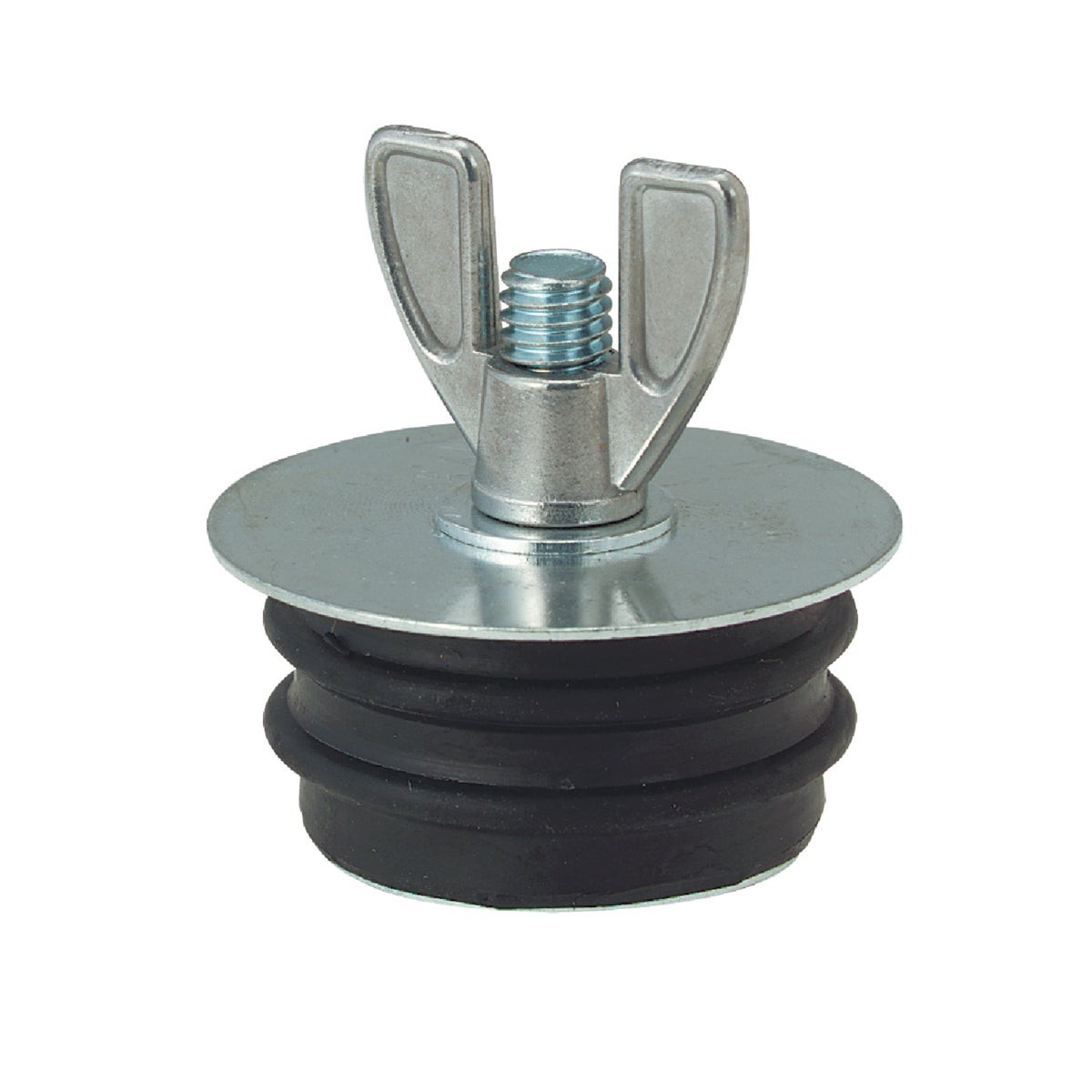 Black Swan 2 In. IPS Galvanized Steel Sewer and Drain Test Plug 17165 Black Swan
