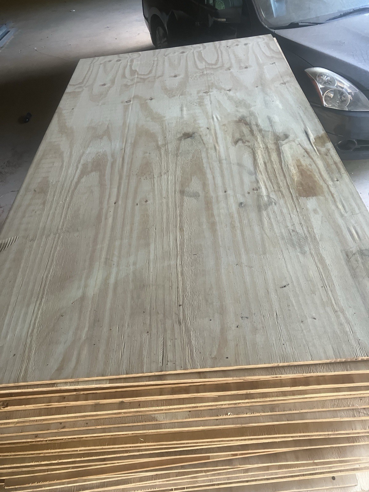 Pine Plywood Sheet 4 x 8 ft 1/2 in Untreated Softwood Wood Offcuts