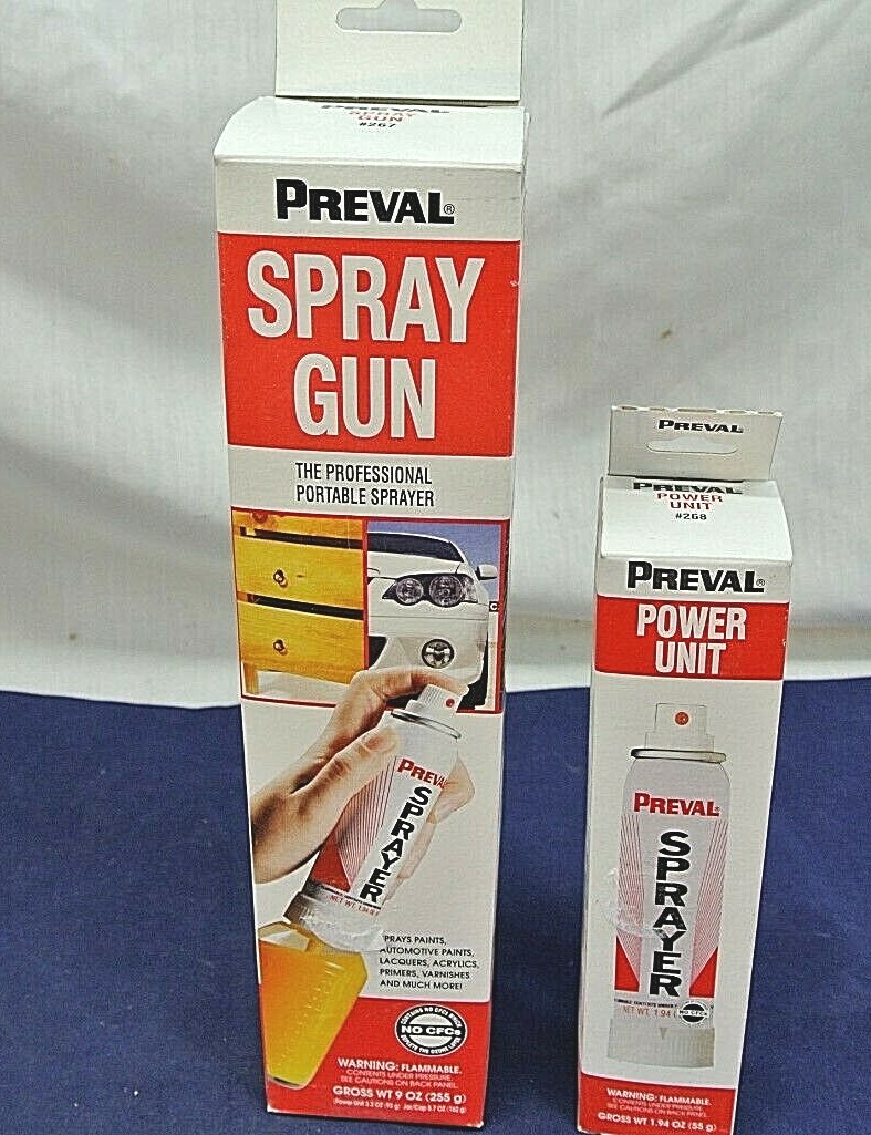 PREVAL SPRAY GUN, PROFESSIONAL PORTABLE SPRAYER, WITH EXTRA POWER UNIT