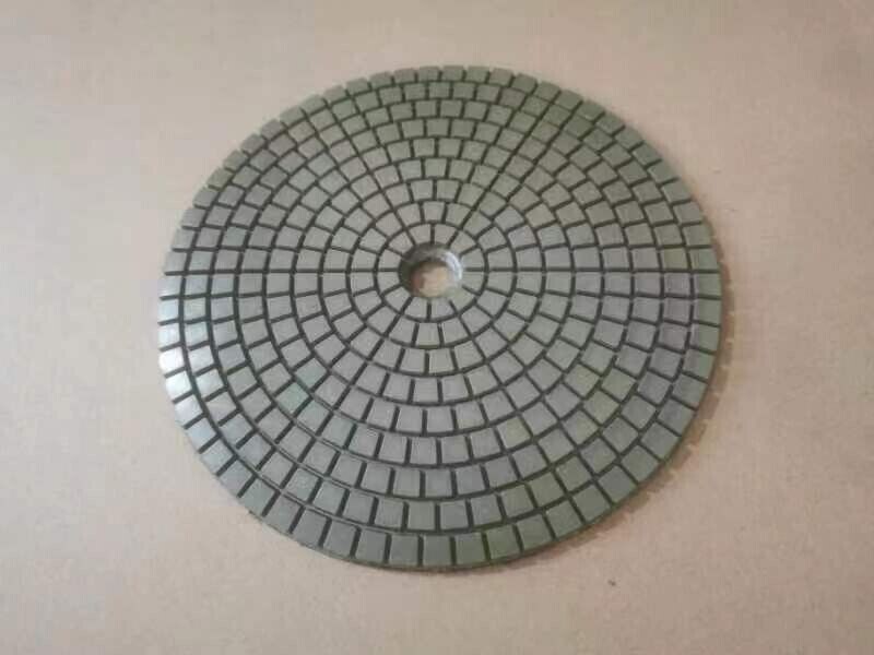 7″ natural granite stone marble polish pad buffer 10 quartz wet polisher grinder