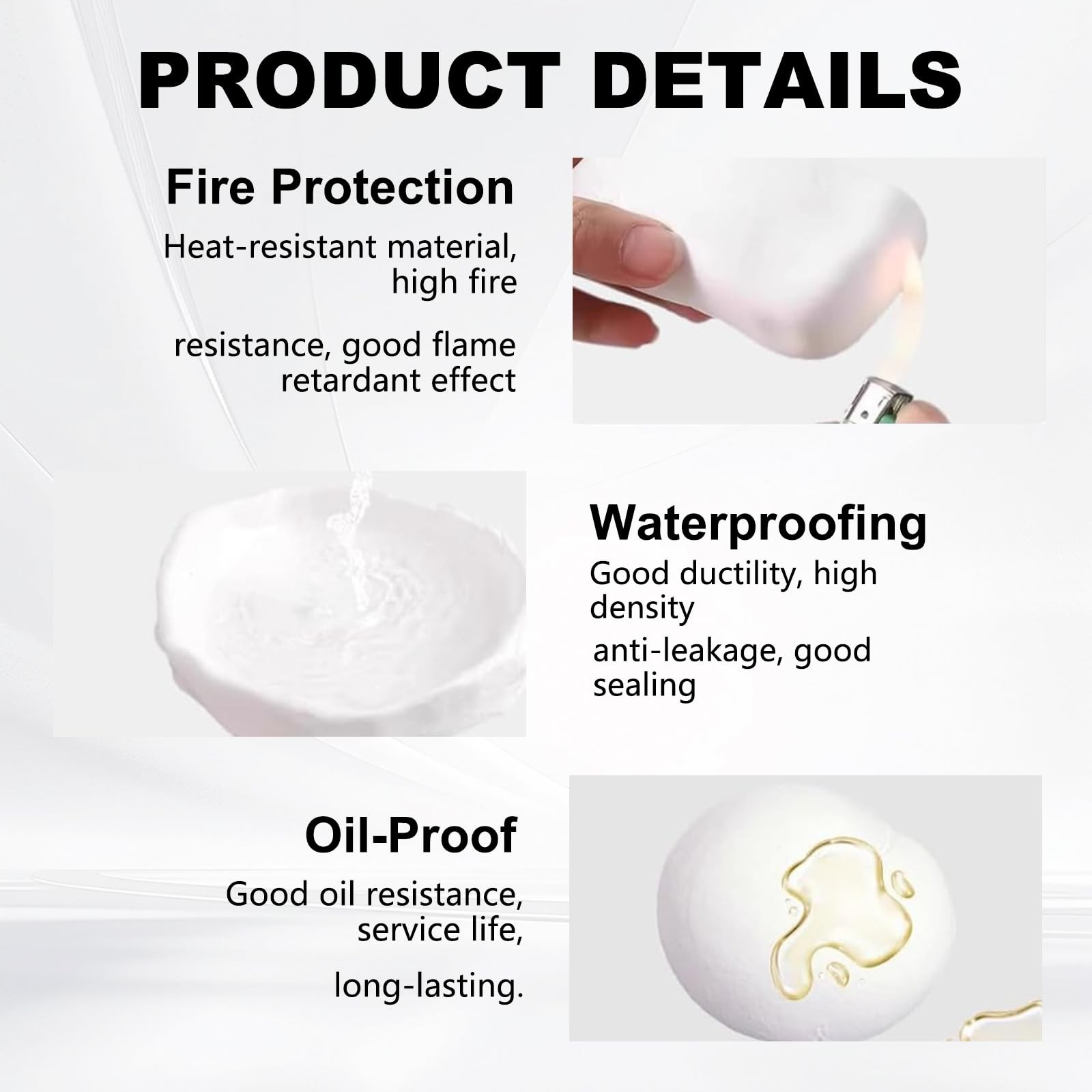 Waterproof Sealant Mastic,Repair Sealing Clay,Quick Mending Mud for Drain Con…