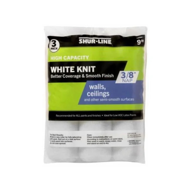 True Value Applicators 128087 9 x 0.375 in. Shur-Line Better Paint Roller Cov…