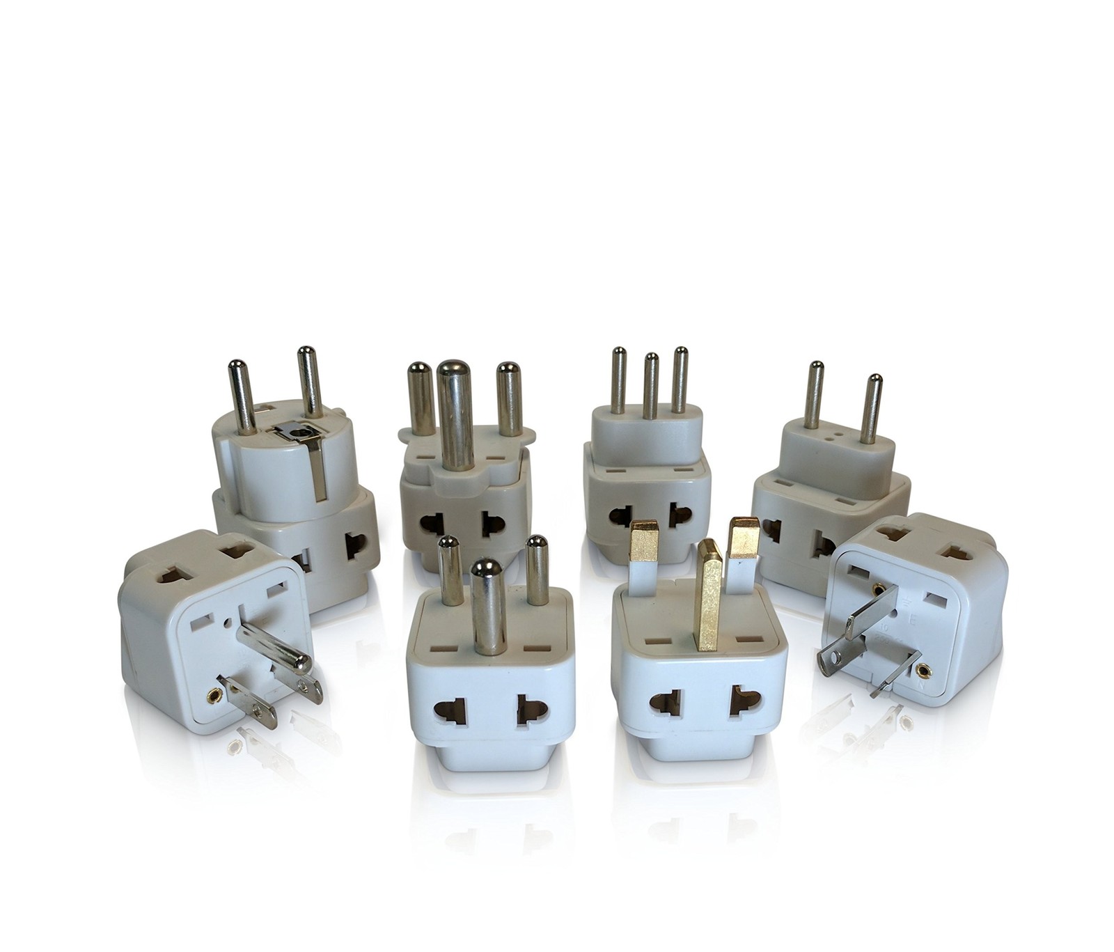 International World Power Plug Travel Adapter Set for Europe, Asia, Germany, …