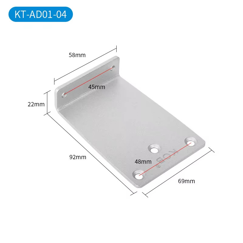 fire door closer special accessories parallel piece reverse, door closer square