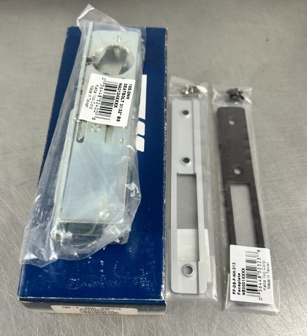 Ilco – 185 Deadbolt Mortise Lock Body – 1 1/8″ Backset – 185-F-2NH-628/313 NEW