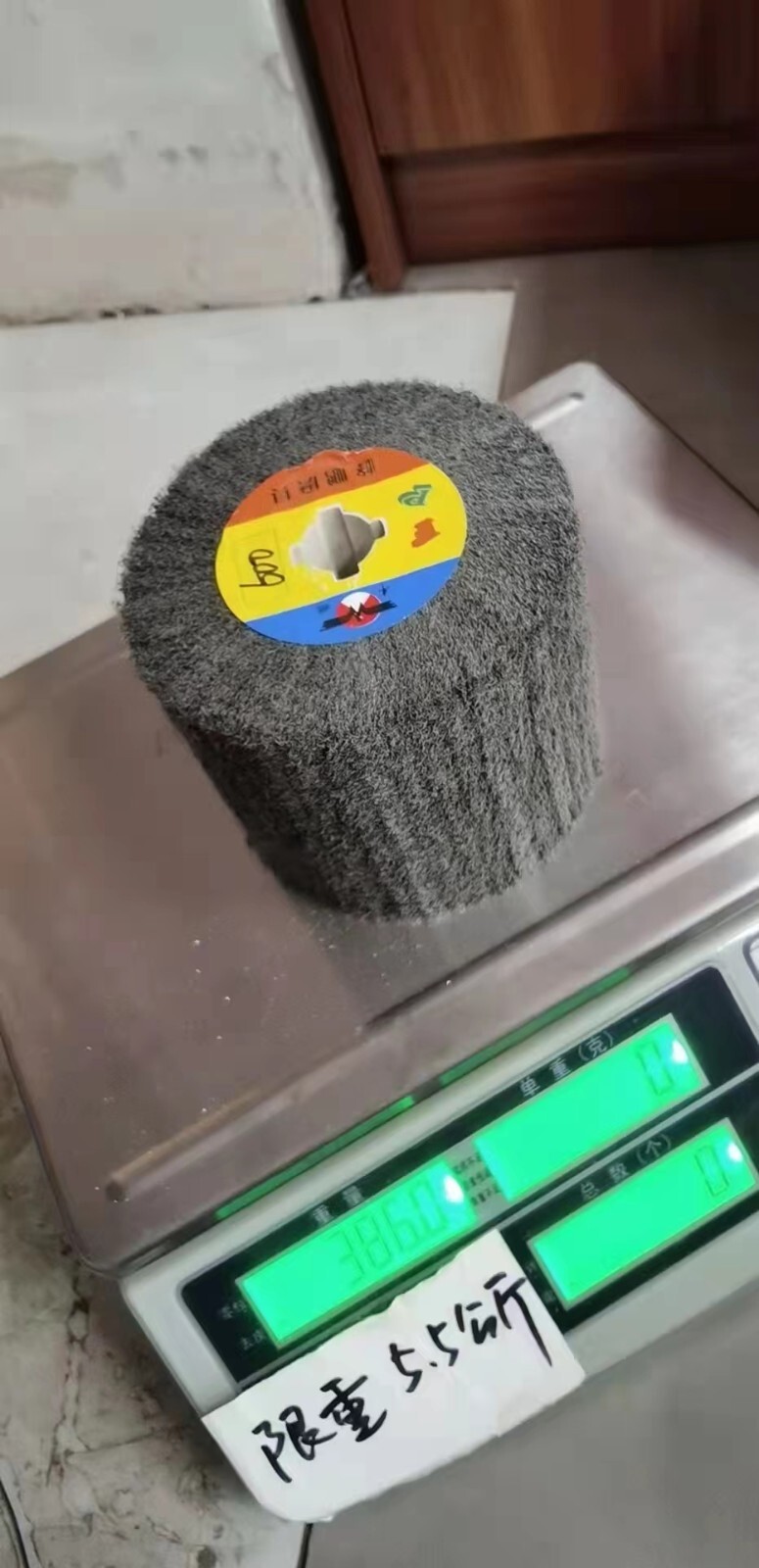 Non-woven Nylon Abrasive Wheel Grit 400 Grit 600 Wire Drawing Polish Drum Wheel