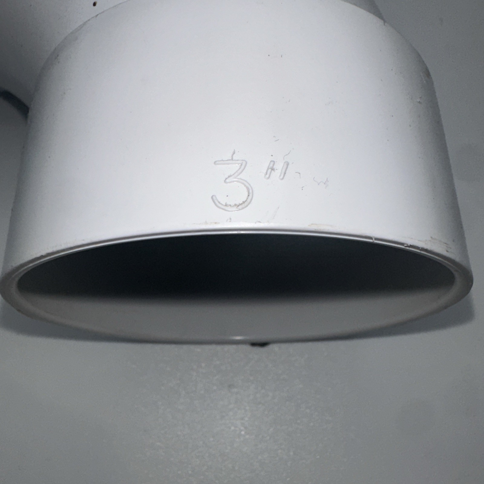 Normandy 90 Degree Elbow Plastic White V-303. 1/4 Bend Long Turn