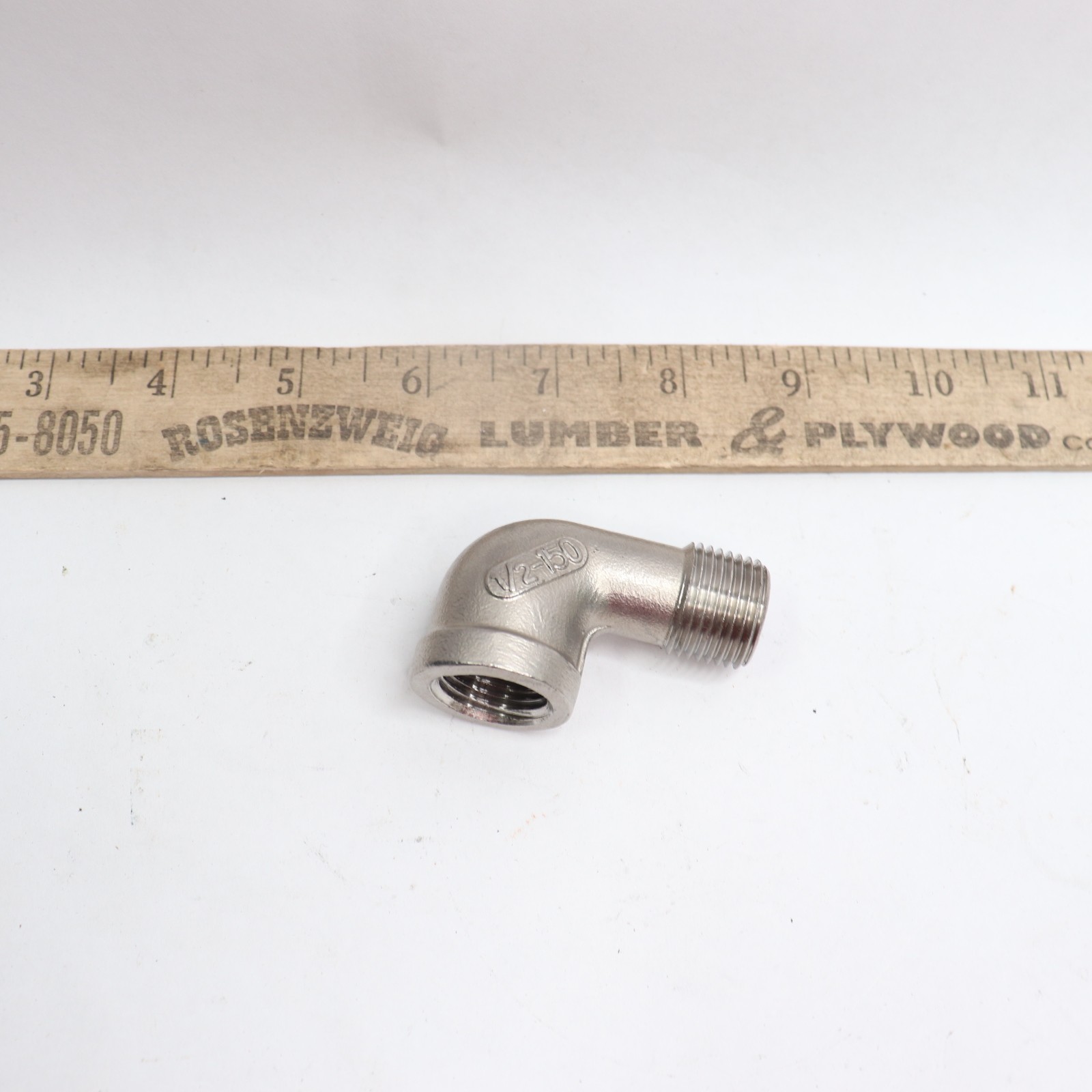 90 Degree Elbow Pipe Fittings Stainless Steel 1/2″ – 150