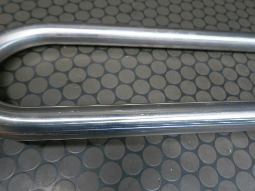 2 pieces stainless steel toilet folding handle support hinged handle stand-up aid locking post 35643