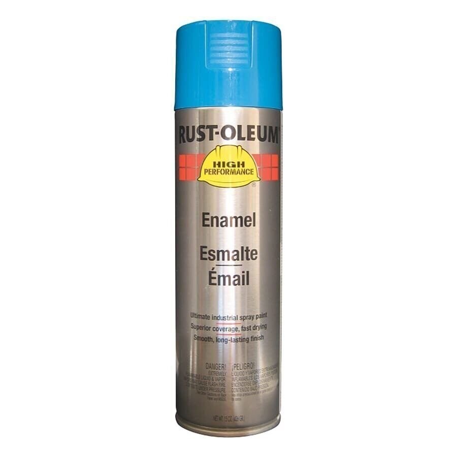 Rust-Oleum V2100, 15oz Can, Safety Blue Gloss – 6pk