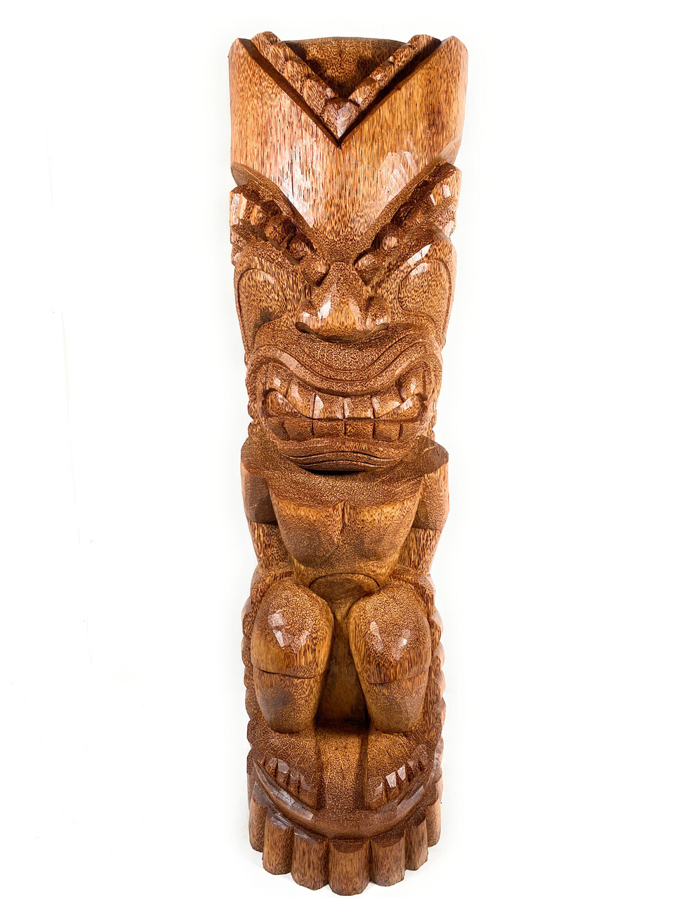 Kuka Ilimoku Outdoor Tiki Totem 84 inch Royal Palm – Natural Finish | #lbj302620