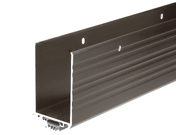 Dark Bronze Anodized Finish Wrap Around Door Shoe With Vinyl Weatherseal for 36