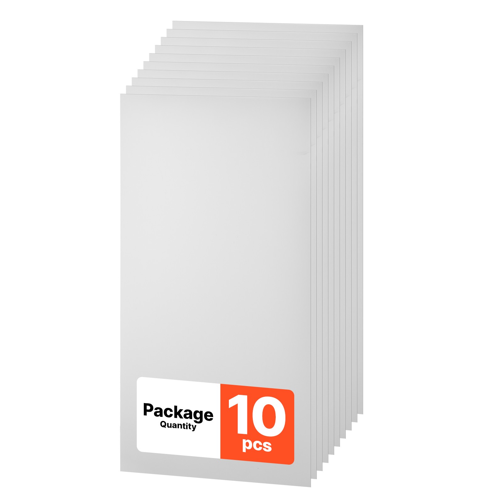 VEVOR 24 x 48 in PVC Ceiling Tiles 10-Pack Drop Ceiling Panels White for Home