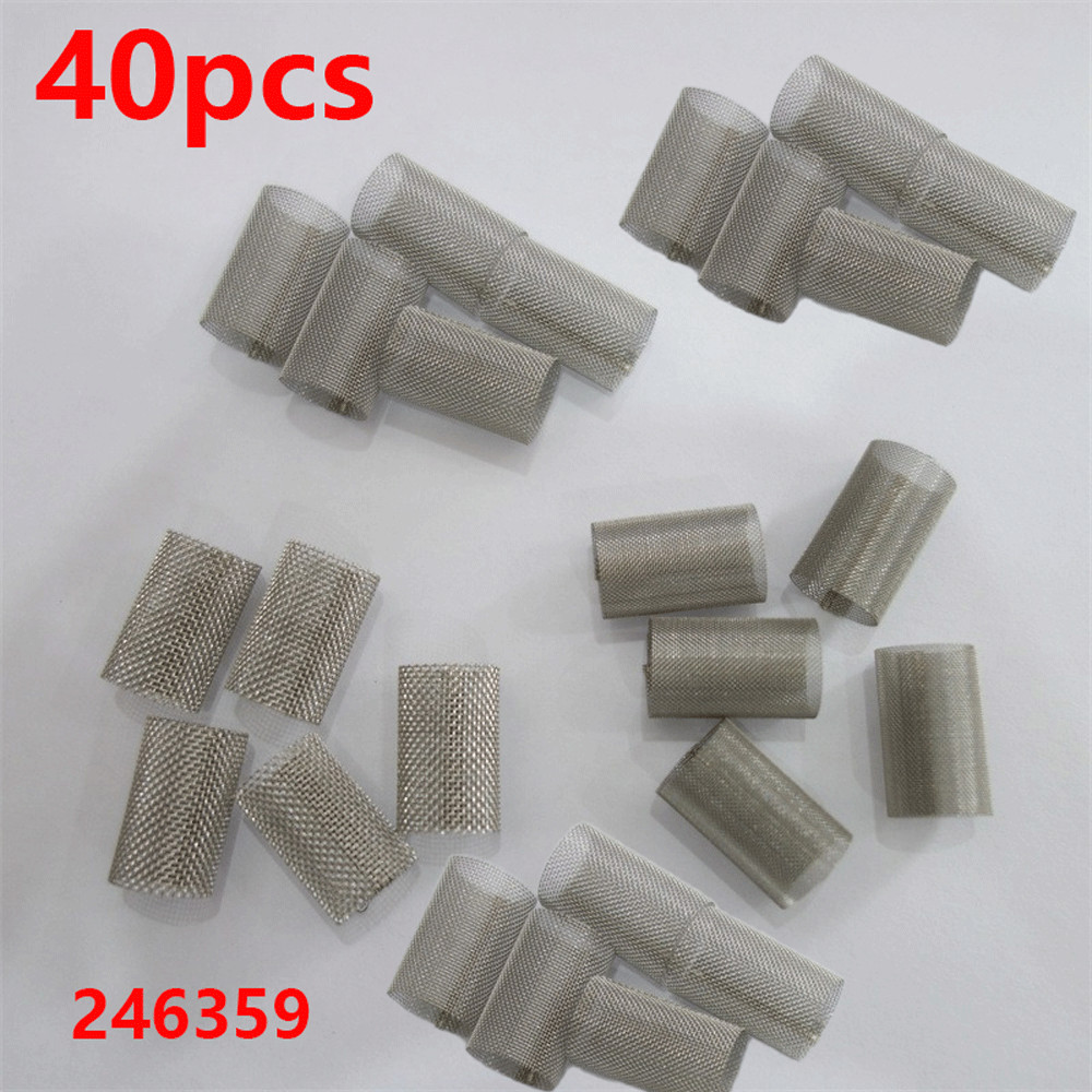 40 Pcs Aftermarket Filter Screens, 80 Mesh for Fusion Air Purge AP CS Gun 246359