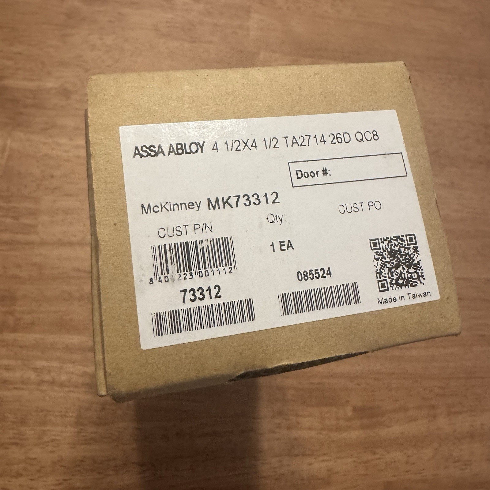 MK73312 Assa Abloy McKinney MK73312 electronic transfer hinge