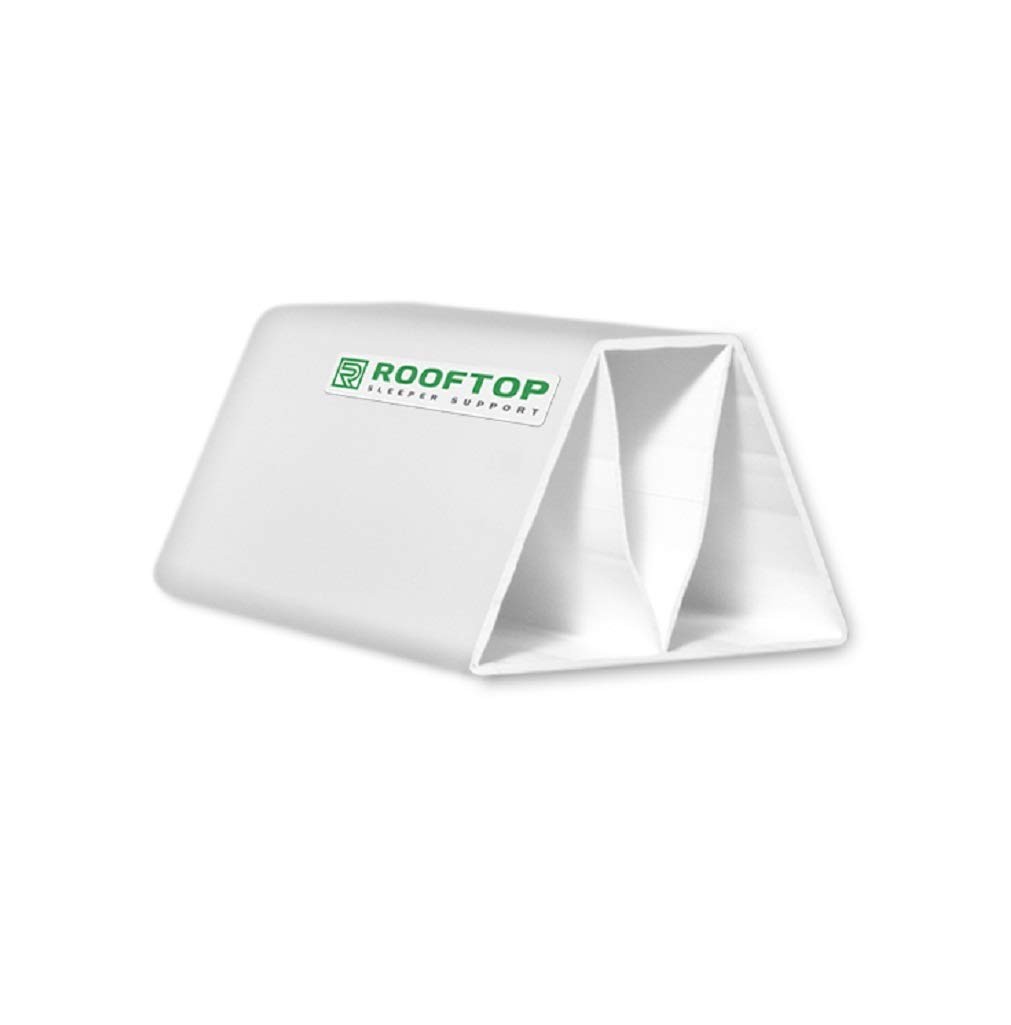 4-Pack – 6″ Pre-Cut PVC Rooftop Pipe Support – Roof Conduit White