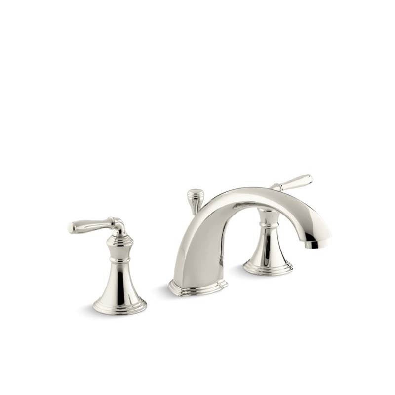 Kohler K-T387-4-SN Devonshire Deck Mount Bath Faucet in Vibrant Polished Nickel