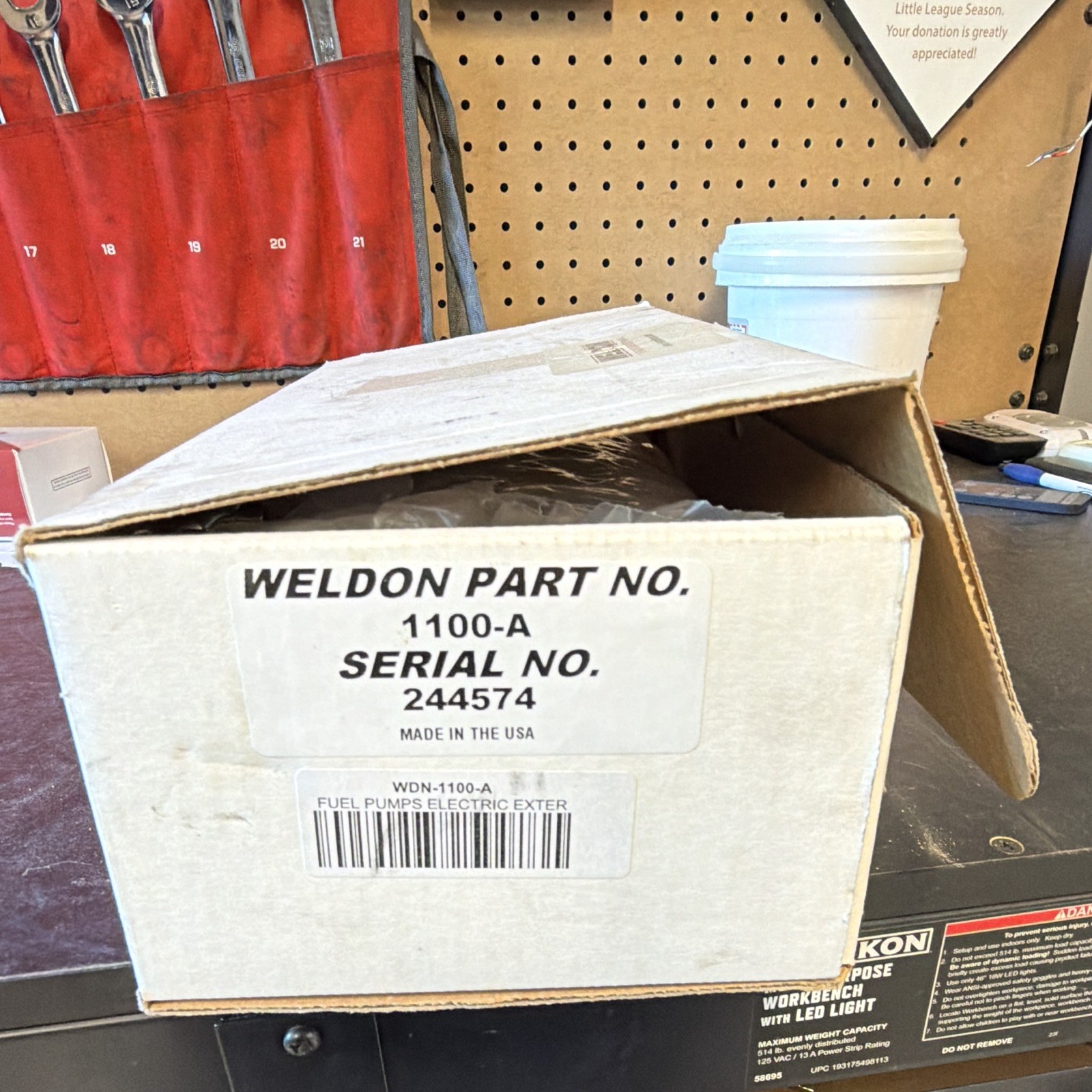 Weldon 1100-A Electric External Fuel Pump Commercial Hardware Part