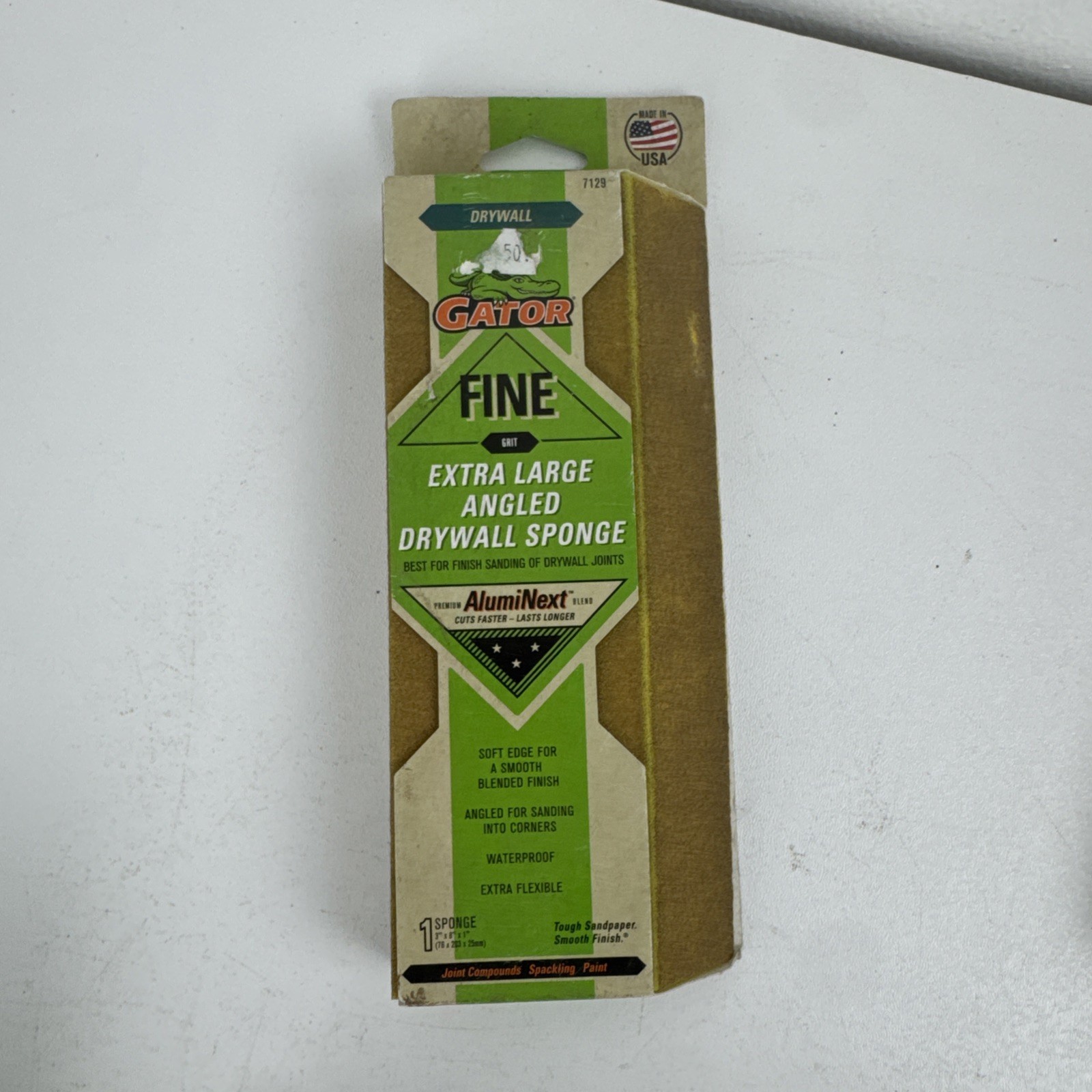 Lot Of 7 Gator Multi-Grade 2-Pack Drywall Sanding sponge Grade Medium & Fine