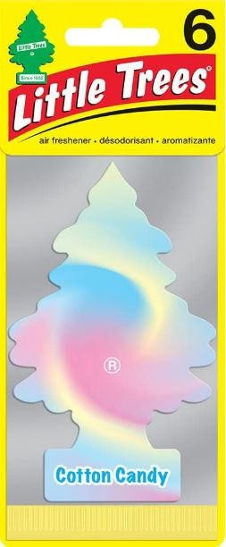 Little Trees 60282 Cotton Candy Hanging Air Freshener for Car & Home 96 Pack!