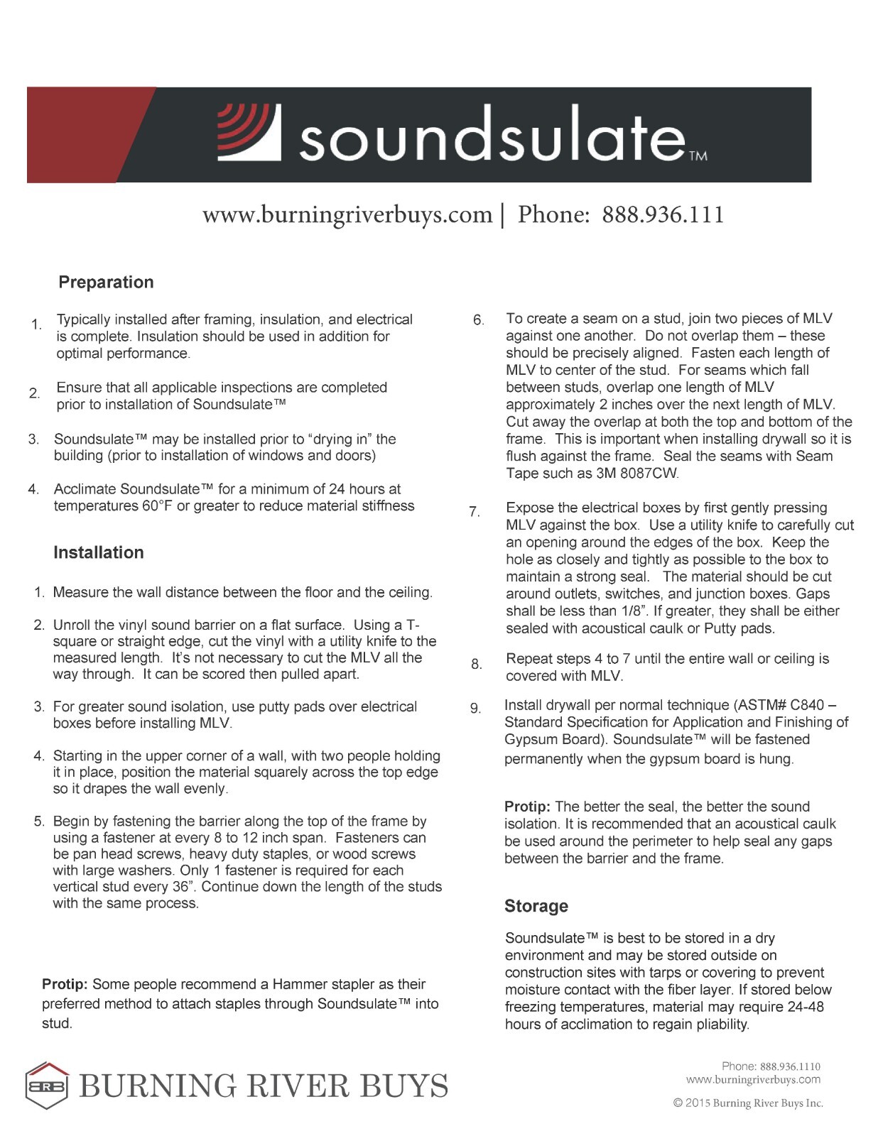 Soundsulate™ Pro Plus Class A Fire Rated Foil Faced Reinforced Mass Loaded Vinyl