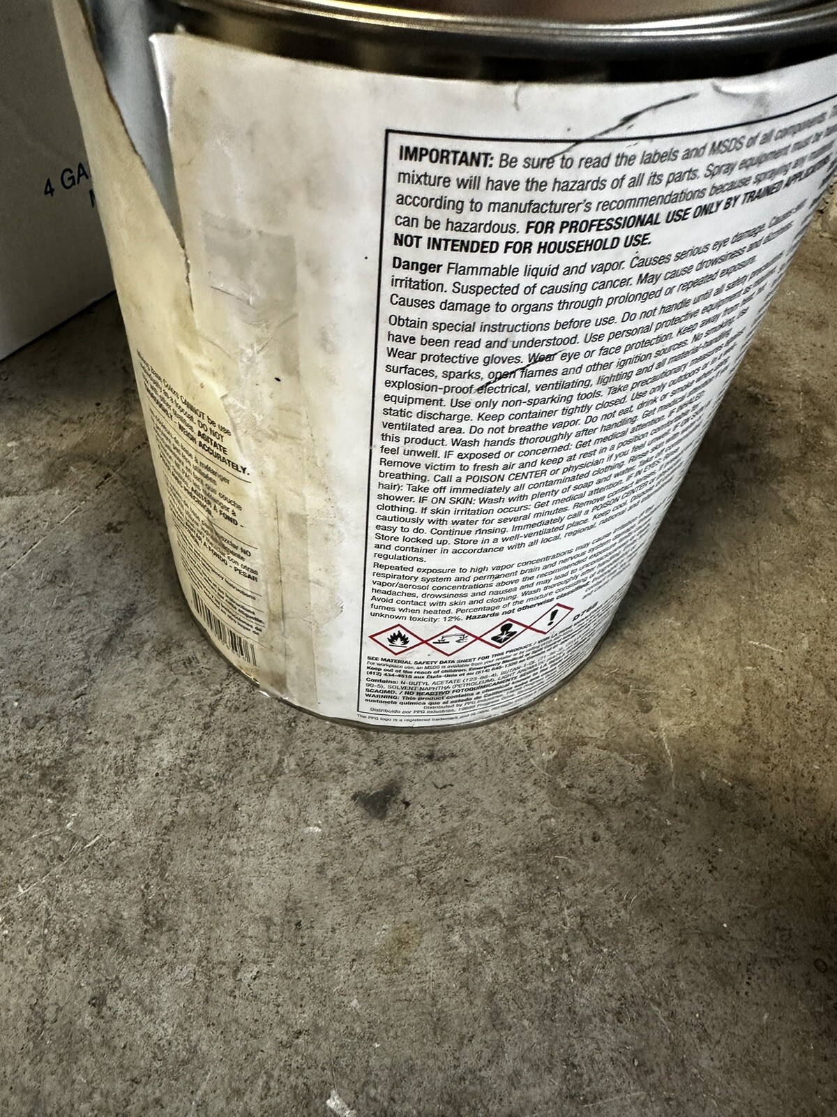 PPG D768 Refinish Global Refinish Systems Medium Satin Aluminum New Us Gallon