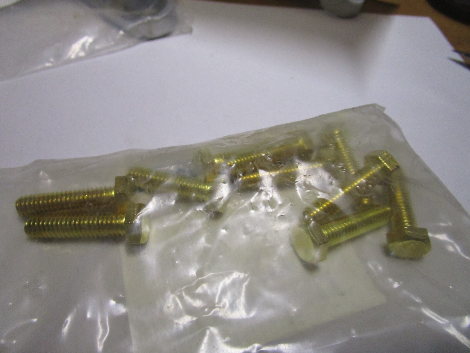 5/16″-18 x 1-1/4″ Brass Hex Cap Screw QTY 10