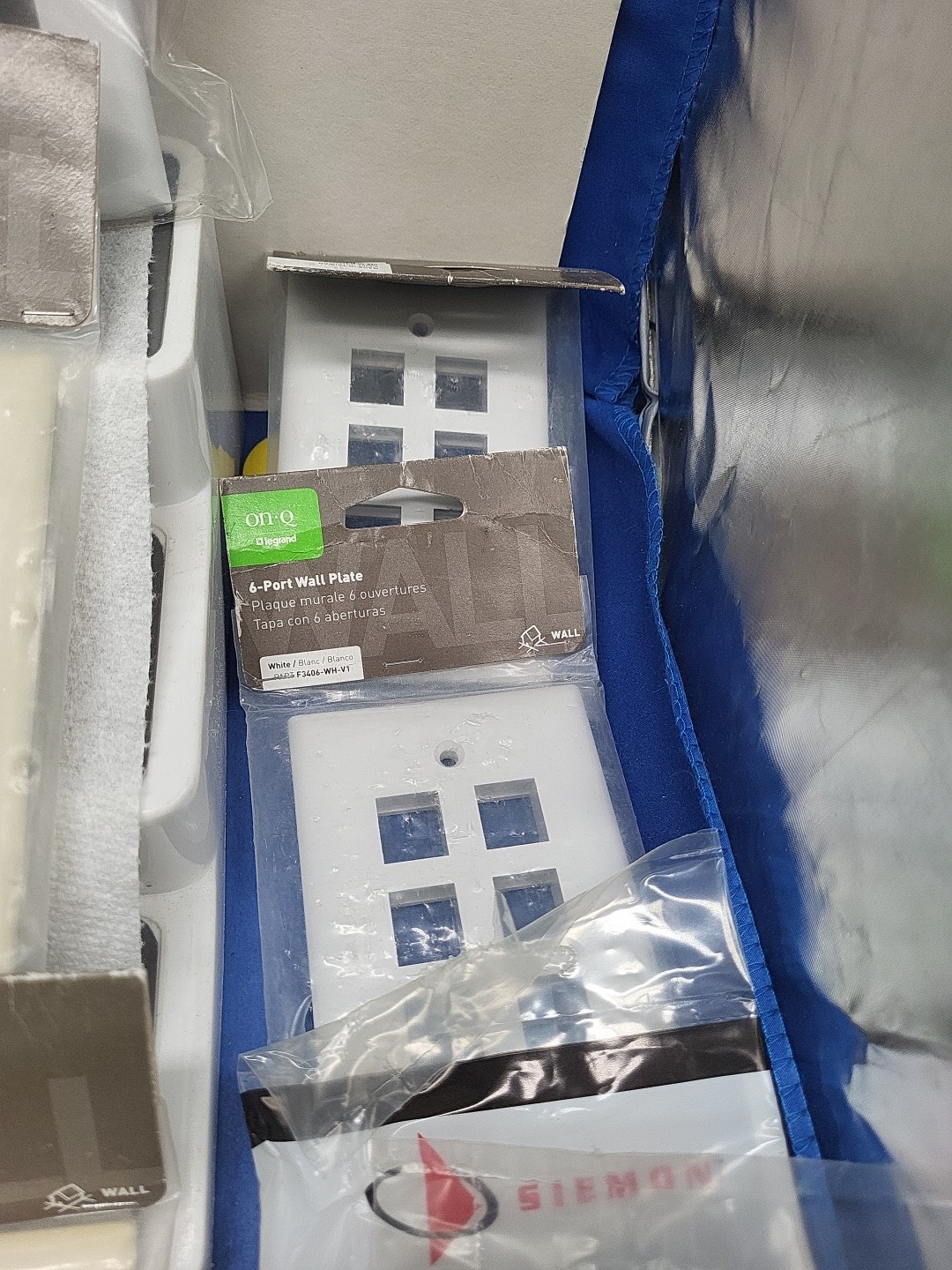 42 Packages Ortronics Other Brands Data Jack Faceplate Wall Plate Cover Lot TA