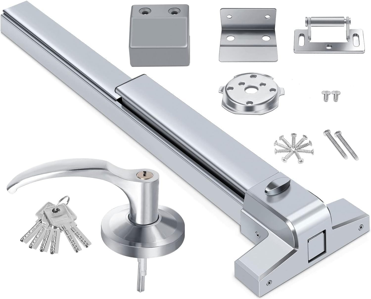 Panic Bars for Exit Doors Hardware Push Bar Door Push Bar Device Lock Aluminum E