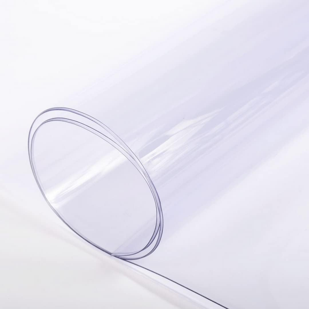 – Clear Vinyl Sheeting – 15 Mil – (4’6″ x 10′) – Vinyl Plastic Sheeting Clear