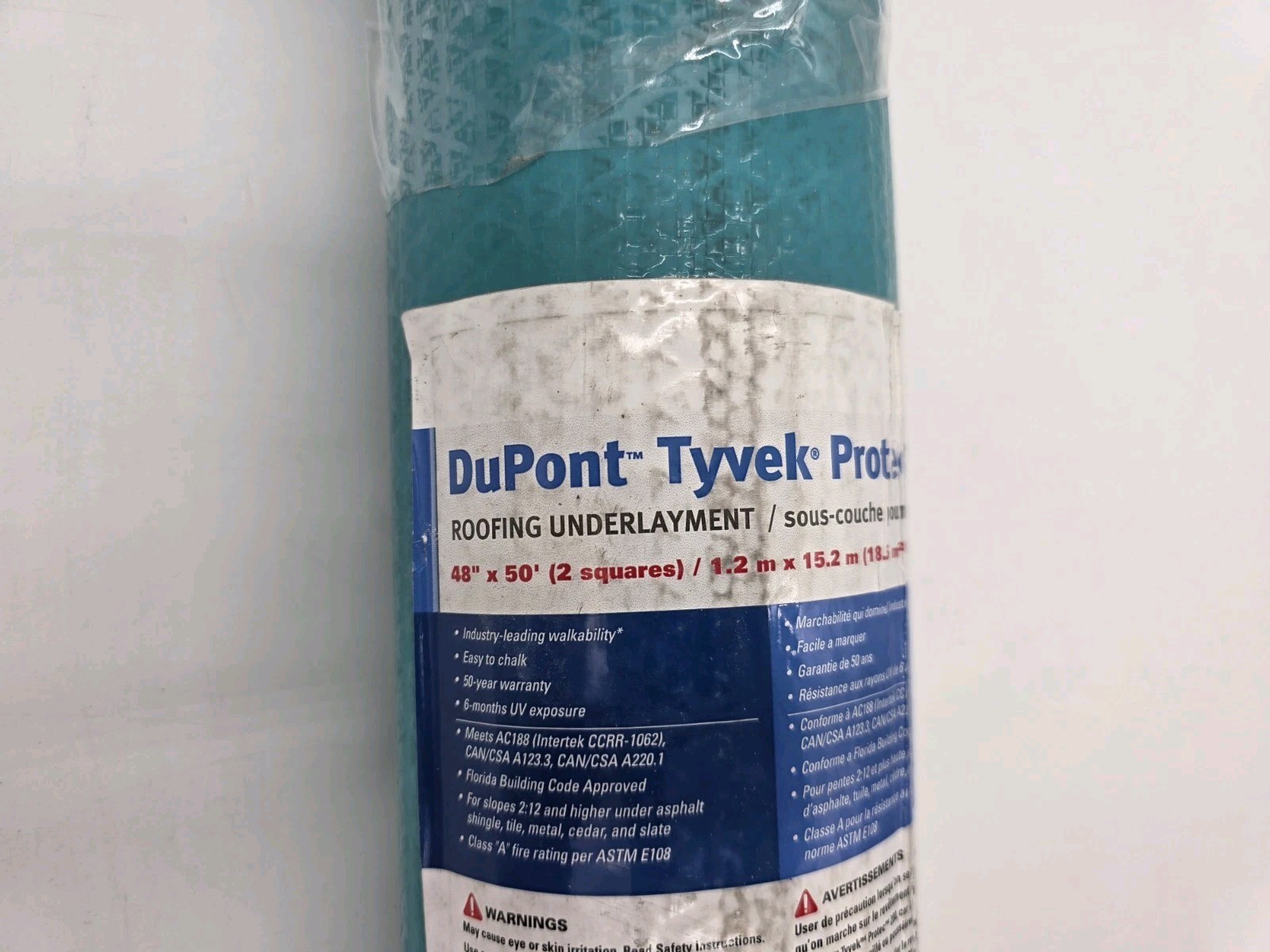 DuPont Tyvec Protec 200 Roll, New, Leftover From Job, Unopened, See Pictures