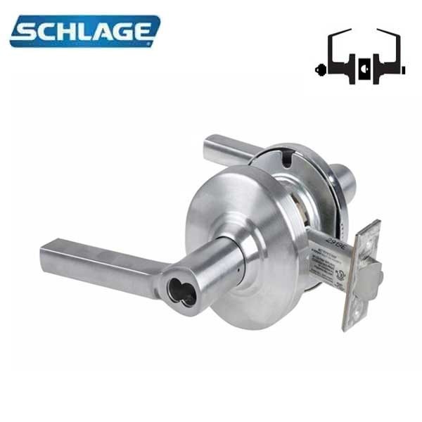 Schlage ND50BD Commercial Lever Set Entrance/Office Less SFIC Satin Chrome