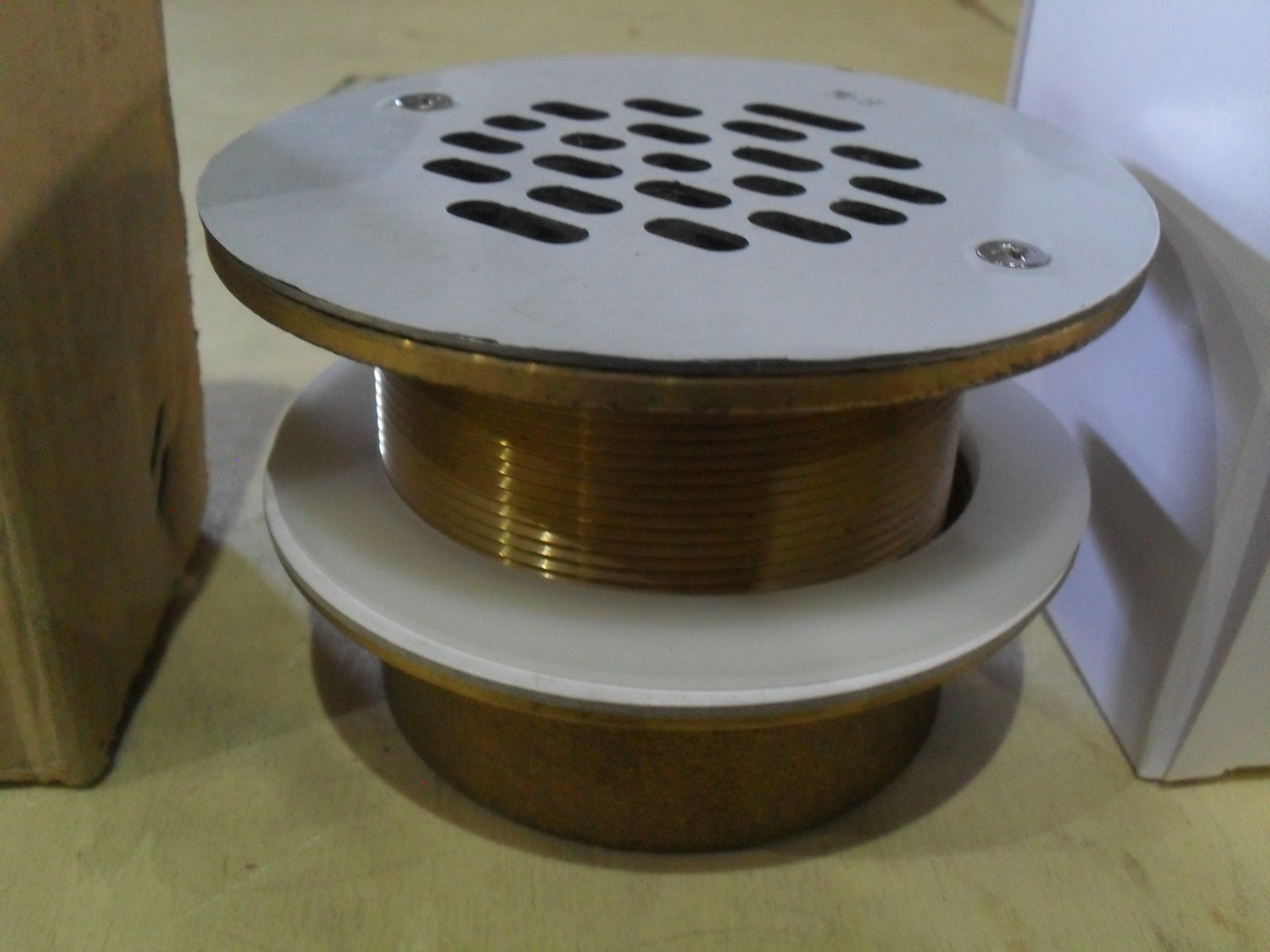 IPS Corp 67177 2″ Caulk Shower drain brass SS S1