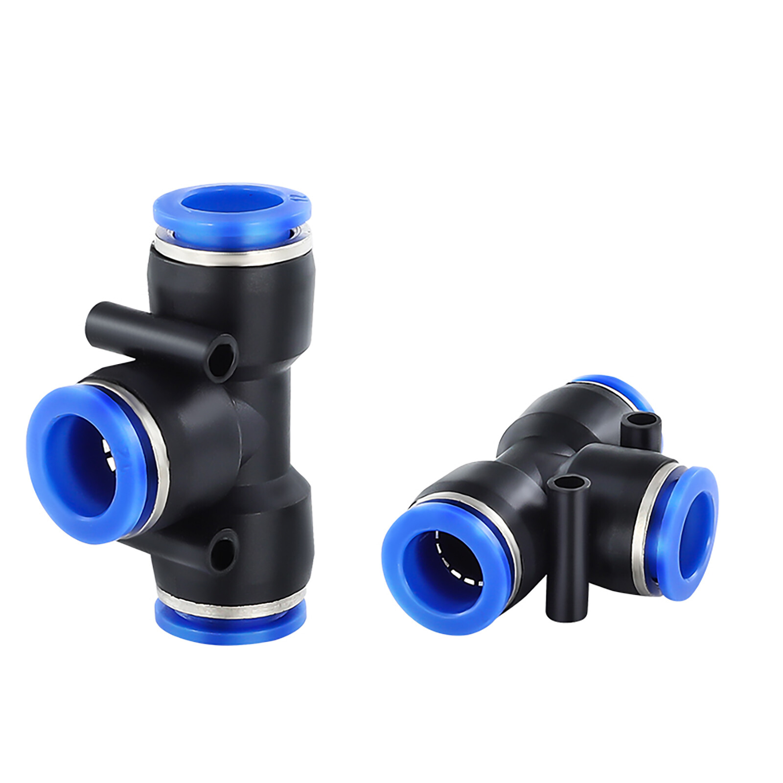 Nylon Pneumatic T Tee Fitting Hose Tube Inline Push Fit Connector Air Line