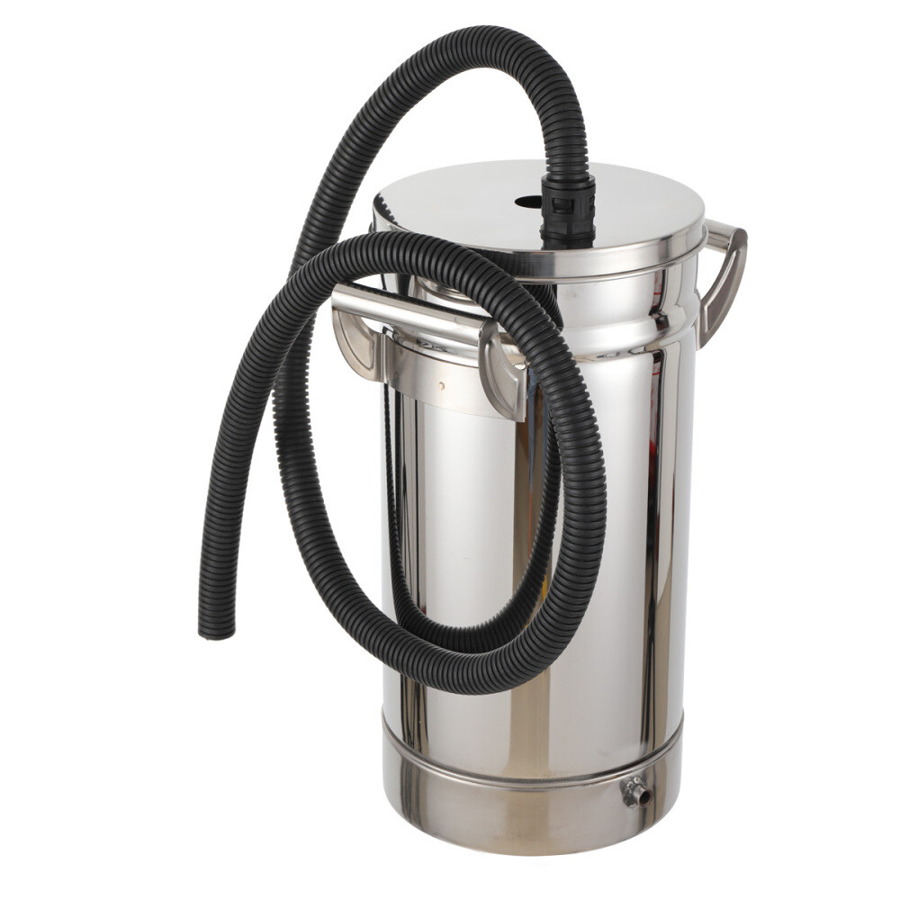 Fluidized Powder Hopper Stainless Paint Tank for Coating System 8L Powder Bucket