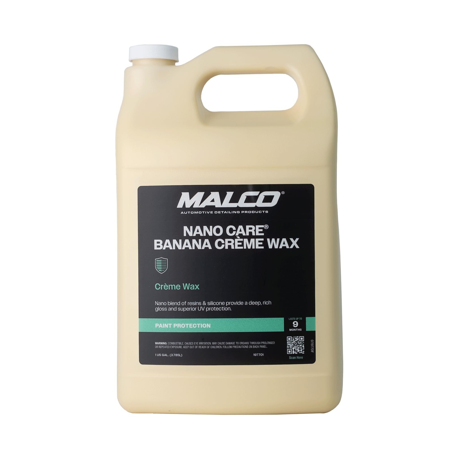 Malco Nano Care Banana Creme Wax – Deep Gloss Shine and Long-Lasting UV Prote…