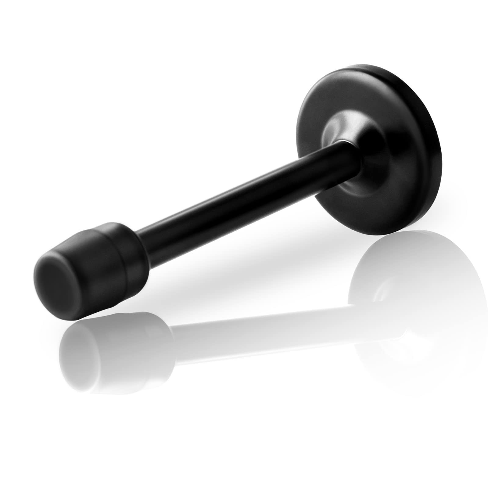 Door Stopper, 6 Inch(150mm) Door Stop Extra Long Wall Mount Doorstop, Brushed…