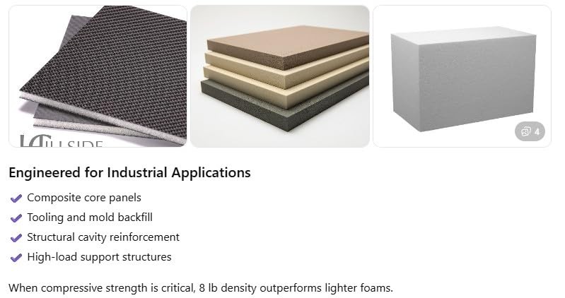 8 lb Expanding Polyurethane Pour Foam: Quart Kit