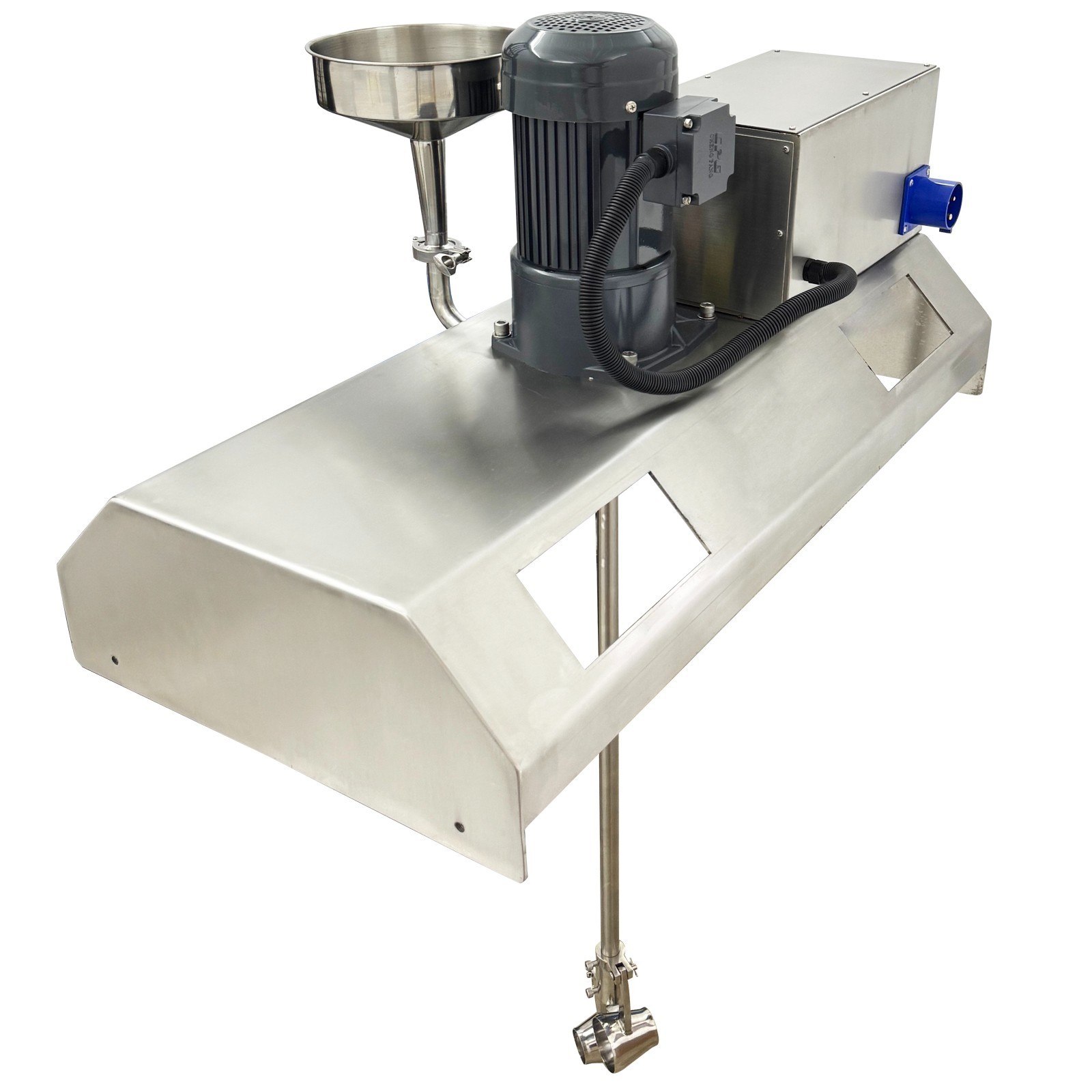 Tote Mixer Agitator Electric Agitator Corrosion-Resistant 304SS Impeller AC110V