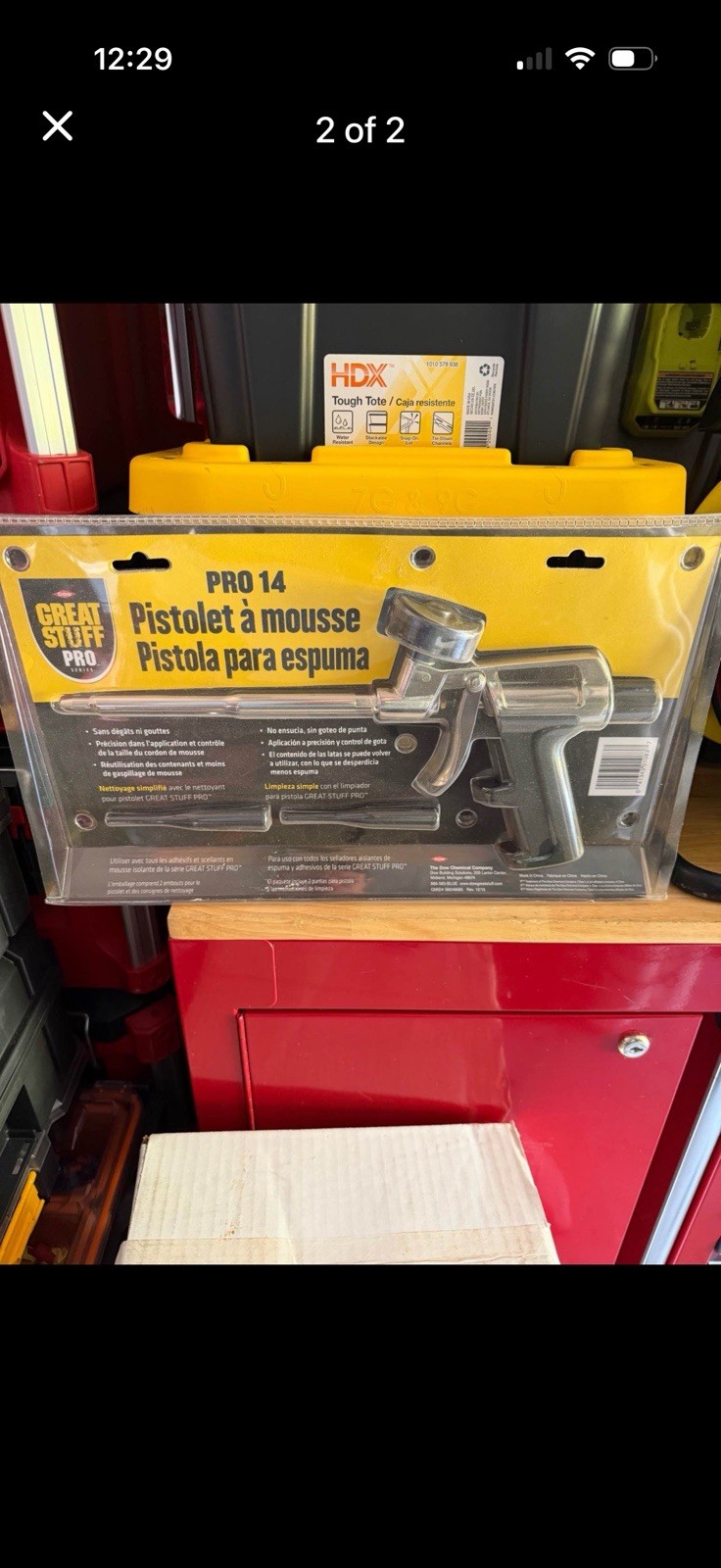 Great Stuff Pro 14 Foam Gun Silver Precision Application No Mess Restartable