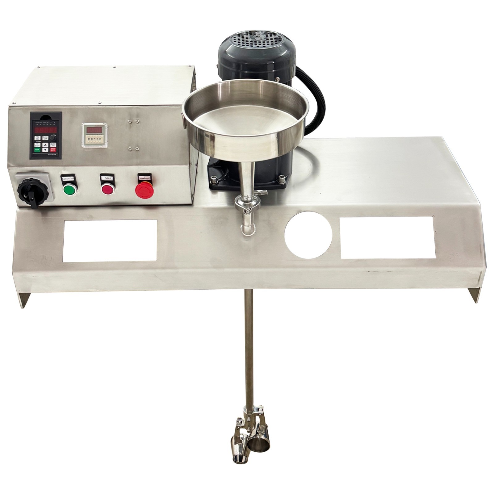 Tote Mixer Agitator Electric Agitator Corrosion-Resistant 304SS Impeller AC110V