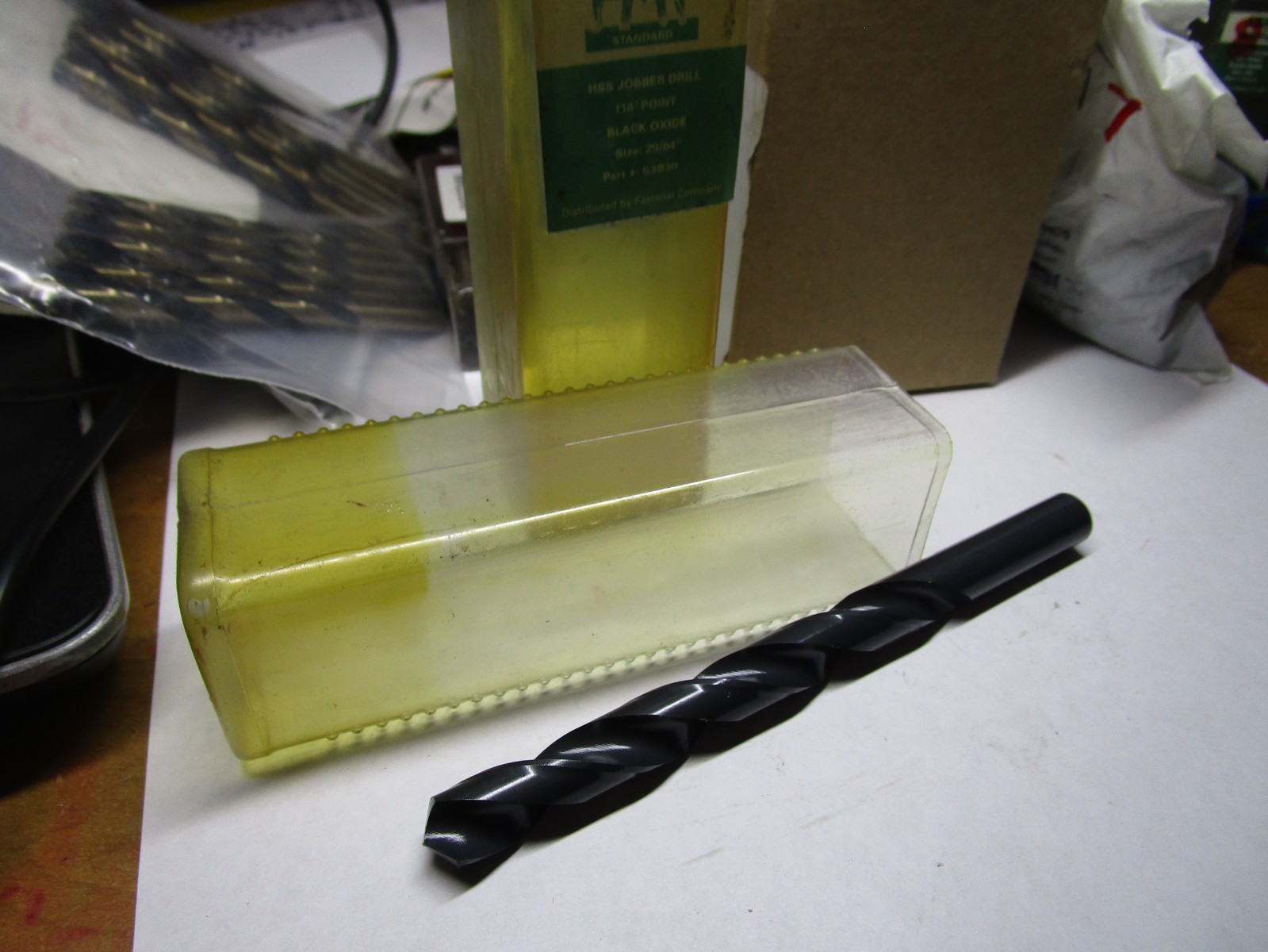 29/64″ HSS 118° Black Oxide Finish Jobber Drill Bit