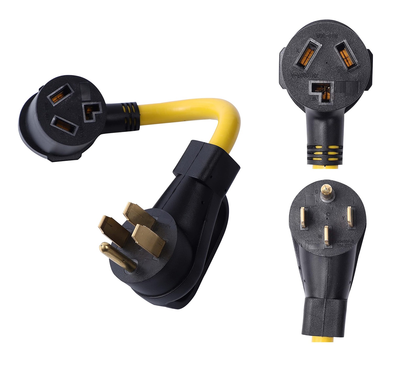 ONETAK NEMA 14-50P to 10-30R 120V/240V 50 Amp 4 14-50p/10-30r, 14-50P/10-30R