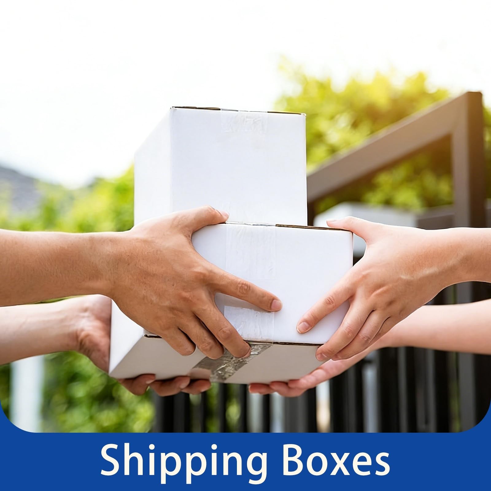 Mefleet 6x6x6″ Shipping Boxes 50 Pack – Small Corrugated Cardboard Square Mai…